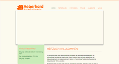 Desktop Screenshot of naturheilpraxis-aeberhard.ch